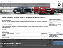 Tablet Screenshot of bmw-yuc.autobid.de